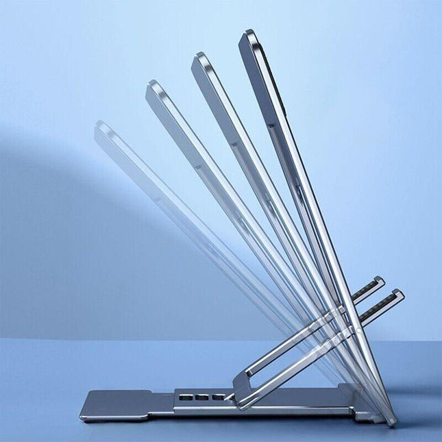 Adjustable Folding Desk Mobile Phone Stand Mount Holder For iPhone iPad Tablet - Aimall