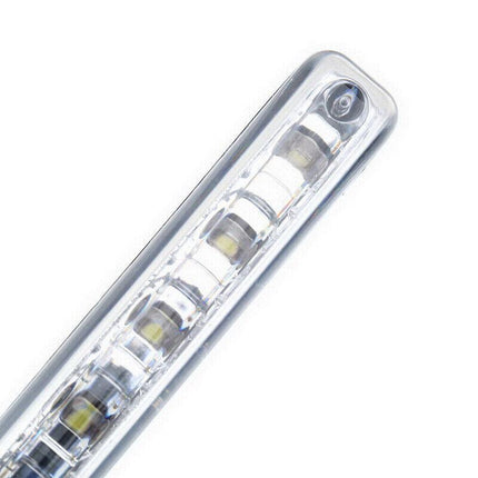 2PCS 8LED Running Bright DRL Head Lamp Light Driving Light Daytime Car Daylight - Aimall