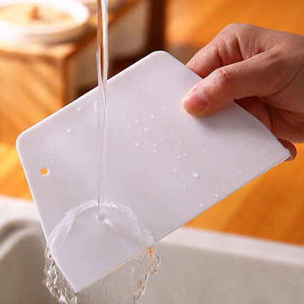 3 Pcs Dough Cutter Scraper Kitchen tool Pastry Bowl divider bench Scrape Fondant - Aimall