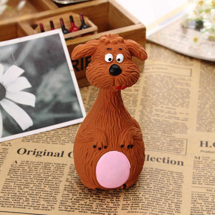 Latex Squeaky Dog Toys Puppy Pet Chew Toys Squeaker Toy Bite-Resistant - Aimall