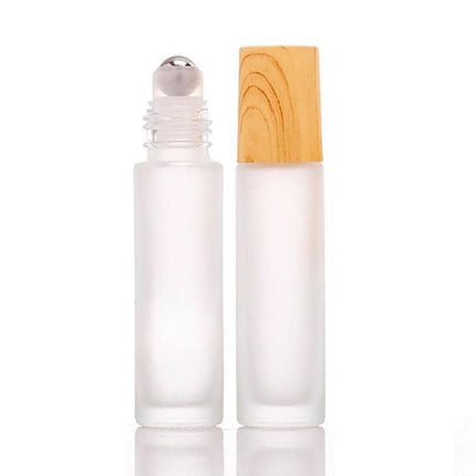 5X10ml Glass Bottle Roller Rollerball Perfume Frosted Essential Oil Roll On Ball - Aimall
