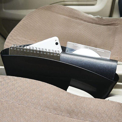 2PCS Car Seat Organiser Keys Pocket Caddy Phone Holder Side Slit Gap Storage Box - Aimall