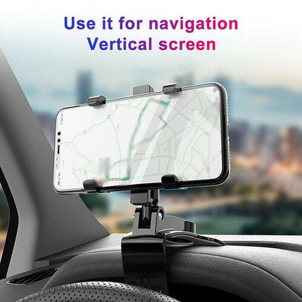 360° Clip On Dashboard Dash Mount Mobile In Car Phone Holder Stand Cradle iphone - Aimall