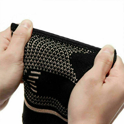 Copper Wrist & Hand Compression Sleeve Support Arthritis Gloves Hand Palm Brace - Aimall