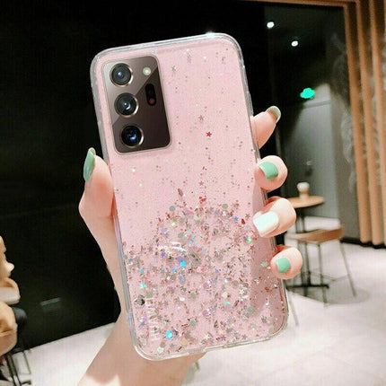 For Samsung Galaxy S20 FE S21 Ultra S20 Shockproof Bling Glitter Soft Case Cover - Aimall