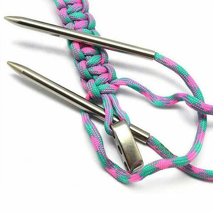 6/9 PCS Stainless Steel Paracord Bracelet Fid Lacing Stitching Needles Tool Set - Aimall