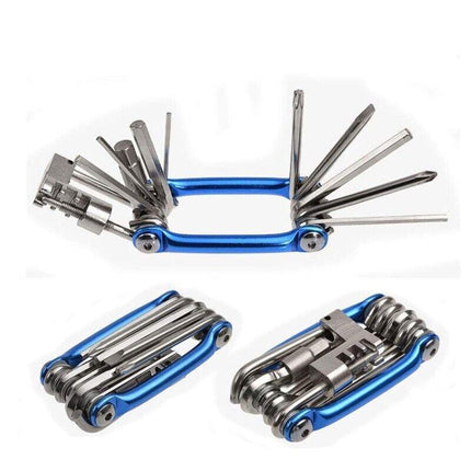 Bicycle Chain Multi-function Bike Portable Breaker Tool Repair Kit Extractor - Aimall