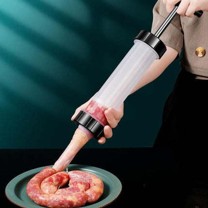 Sausage Machine Meat Filler Stuffer Salami Maker Funnel Hand Operated - Aimall