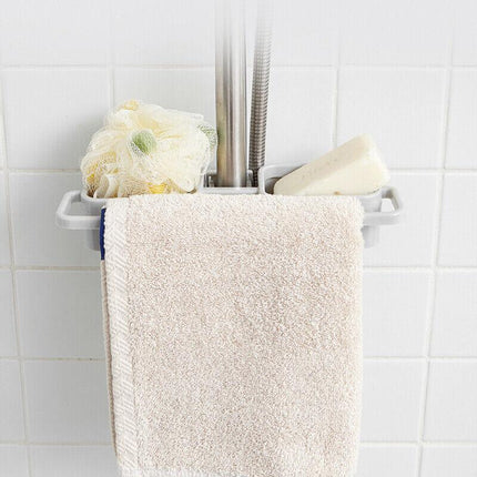 Kitchen Faucet Holder Soap Sponges Caddy Organizer Storage Rack Sink Basket - Aimall