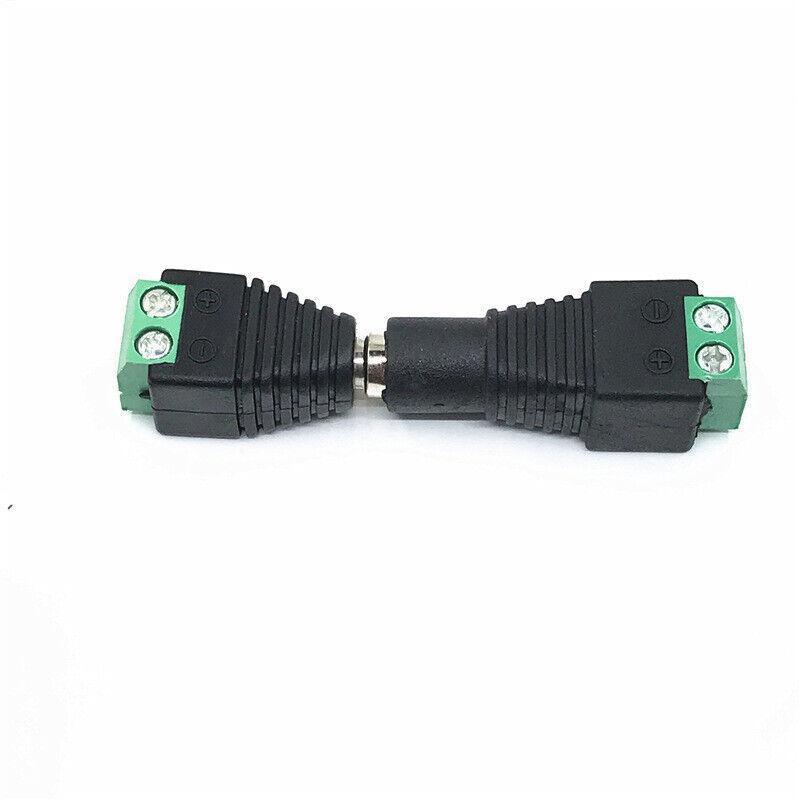 12V Dc Power Cctv Camera Male Female Connector Adapter Plug Jack Socket ...