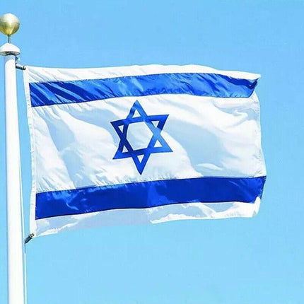 Large Israel Israeli Flag Heavy Duty Outdoor Star of David IL 90x150cm - 3x5ft - Aimall