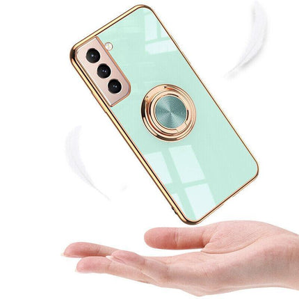 Magnetic Shockproof Ring Holder Case Cover For Samsung S22 Ultra S22Plus Note 20 - Aimall