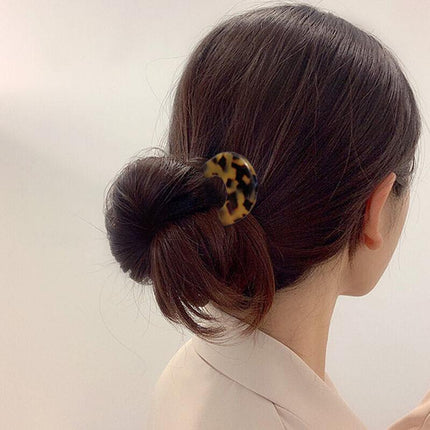 2PCS U-Shape Hair Clips Stick Tortoise Shell Hairstyle Hair Pin Hair Accessories - Aimall