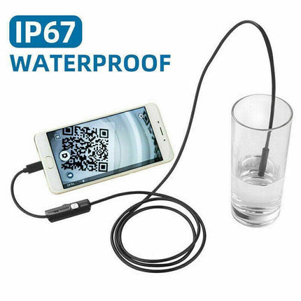 Waterproof HD Endoscope USB Type-C Borescope Inspection Snake Camera For Android - Aimall