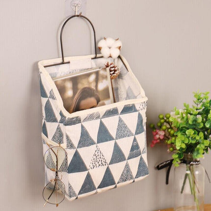 Wall Hanging Storage Bag Home Wardrobe Organiser Pouch Book Holder Phone Pocket - Aimall