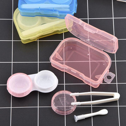 Contact Eye Lens Storage Case Tweezer & Soft Tip sucker Applicator KIT AU Stock - Aimall