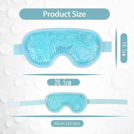 Gel Beads Eye Spa HOT/COLD MASK Reusable Cooling Ice Pack Pain Relief Tired Eyes - Aimall