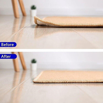 8PCS Rug Mat Carpet Safety Gripper Reusable Non Slip Anti Skid Washable Grip Pad - Aimall
