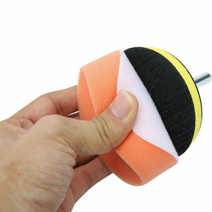 22pcs 3" Buffing Waxing Polishing Sponge Pads Kit Set For Car Polisher Drill AU - Aimall