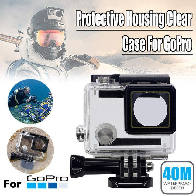 NEW Waterproof Diving Protective Housing Clear Case For GoPro Hero 3+ 4 Camera - Aimall