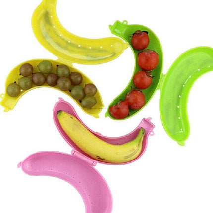 Banana Case Holder Carrier Storage Fruit Lunch Box Protector Container AUSTOCK - Aimall