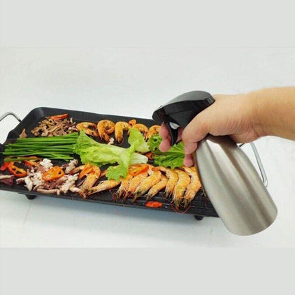 500ML BBQ Dispenser Stainless Steel Sprayer Kitchen Olive Cooking Spray Bottle - Aimall