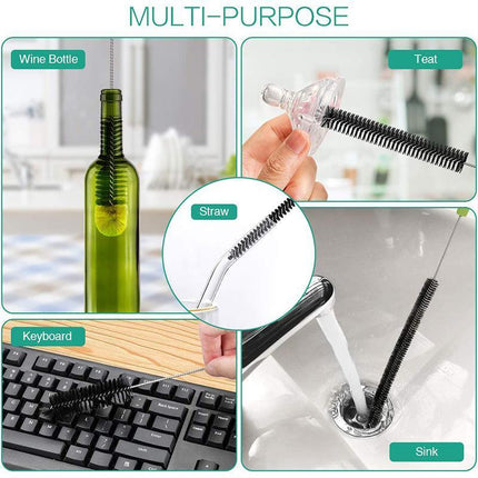 Bottle Brush Long Handle Cup Brush Kettle Brush Scrubbing Tool Cleaning Brushes - Aimall