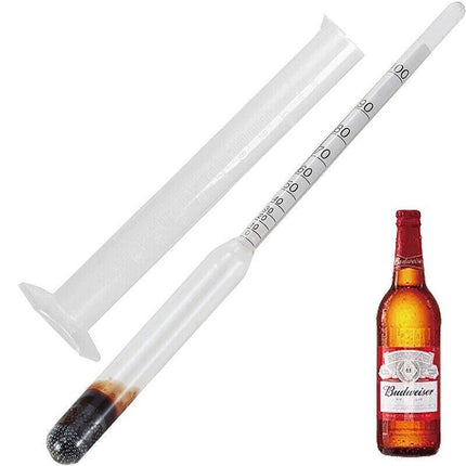 Alcohol Hydrometer Distilling 0-100% Meter with Measuring Cup 100ml AU Stock - Aimall