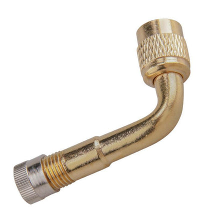 Valve Extension Tyre Stem Adapter Core Cap 90° Angle Car Bike Truck Brass 2 PCS - Aimall