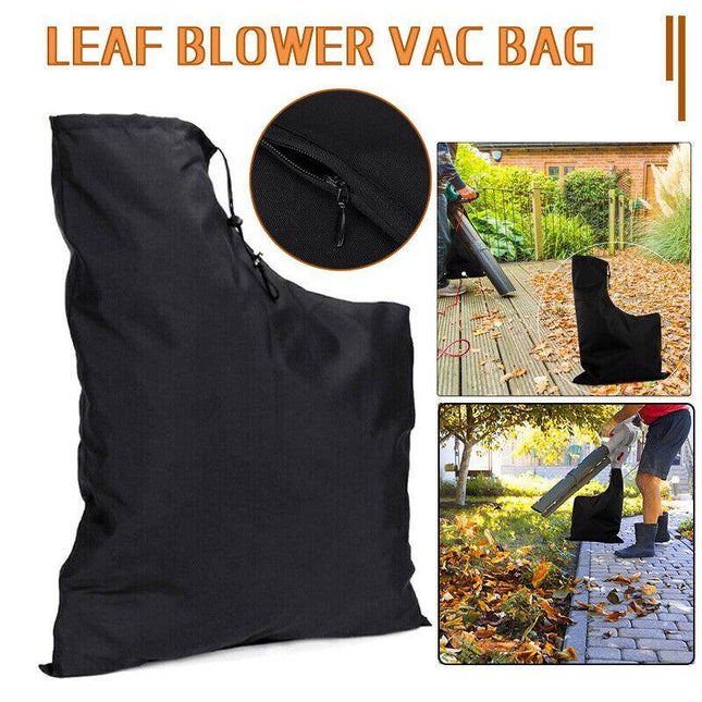 Black Zip Leaf Blower Vacuum Bag Replacement Garden Lawn Leaves Storage Bags AU - Aimall