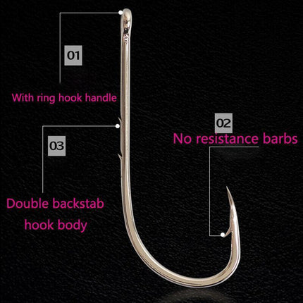 Multiple Size Sharpened Baitholder Fishing Hooks Fishing Tackle Special AU Stock - Aimall