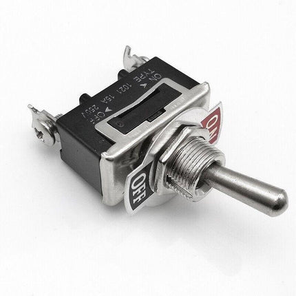 10x 12V Toggle Flick Switch Waterproof ON/OFF Car Dash Light Metal 12 Volt Boot - Aimall