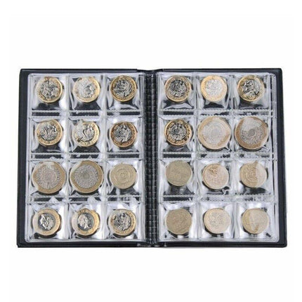 Colour random 120 Pockets Coin Collection Storage Book Album Money Holder Coins Folder - Aimall