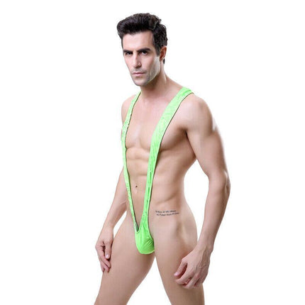 Men Borat Style Sexy Mankini Beach Swimming Thong Underwear Bodysuit Swimsuit Au Aimall