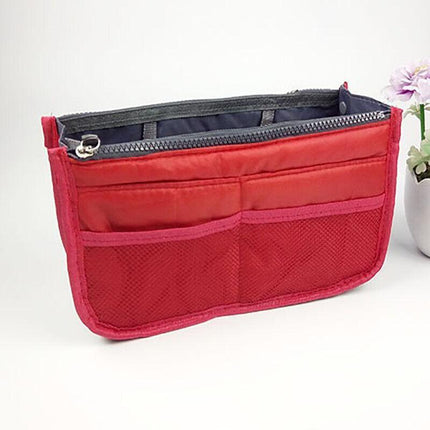 Bag Insert Organiser Handbag Women Travel Makeup Purse Wallet Pouch Organiser AU - Aimall