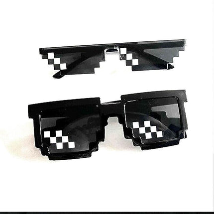 Thug Life Sunglasses Deal With It 8/6 Bit Pixel Glasses Cool Fashion Goggles - Aimall