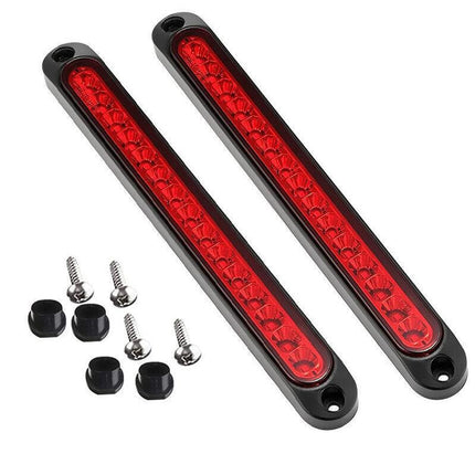 2x 15 LED Tail Light Trailer Truck Caravan UTE Reverse Light Bar Ultra-Slim Lamp - Aimall
