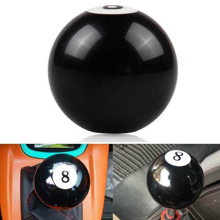 Black 8 Billiard Car Shift Knob Universal - Aimall
