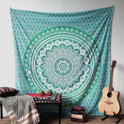 2M Large Indian Bohemian Wall Hanging Tapestry Mandala Tapestries Bedroom Decor - Aimall