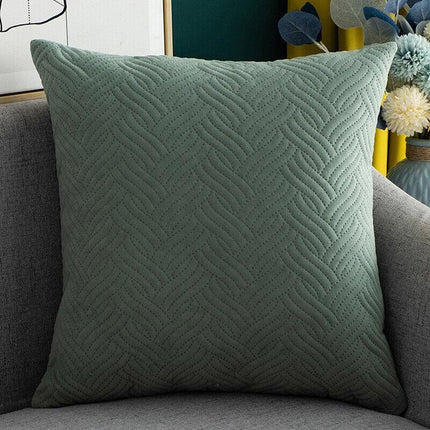 1PC Modern Decorative Velvet Cushion Cover Square Velvet European Pillowcase AU - Aimall