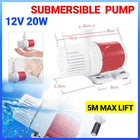 Aquarium Pump 1000LPH Water Submersible Feature Fountain Garden Fish Pond DC 12V - Aimall
