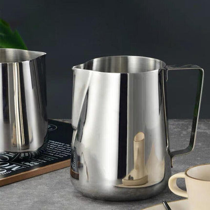 150-1000ML Stainless Steel Milk Coffee Jug Latte Espresso Frothing Scale Pitcher - Aimall