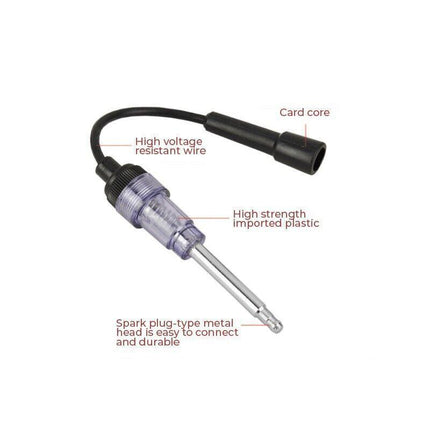 Spark Plug Tester In Line Ignition System Detector Coil Test Tools Engine AU - Aimall