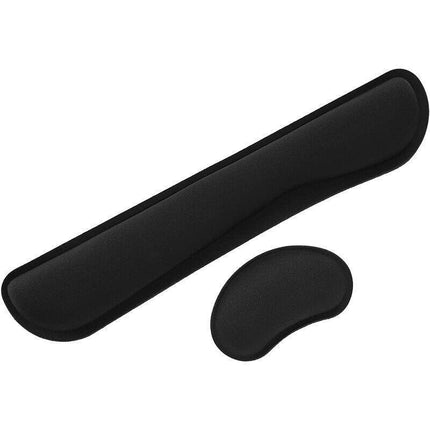 Keyboard Wrist Rest Pad and Mouse Gel Wrist Rest Support Cushion w/ Memory Foam - Aimall