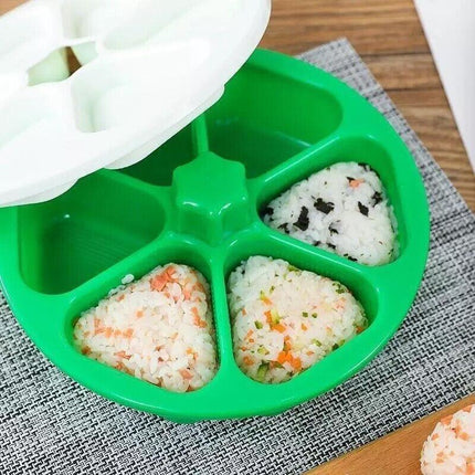 6 Holes Sushi Mold Onigiri Rice Ball Bento Press Maker Mold Kitchen Accessories - Aimall