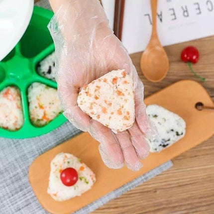6 Holes Sushi Mold Onigiri Rice Ball Bento Press Maker Mold Kitchen Accessories - Aimall