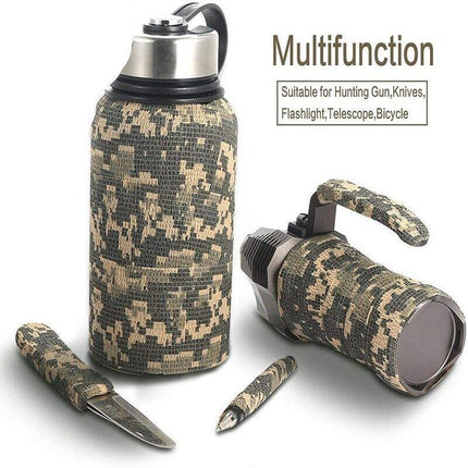 4 Roll Tape Army Camo Wrap Rifle Gun Shooting Hunting Camouflage Stealth Webbing - Aimall
