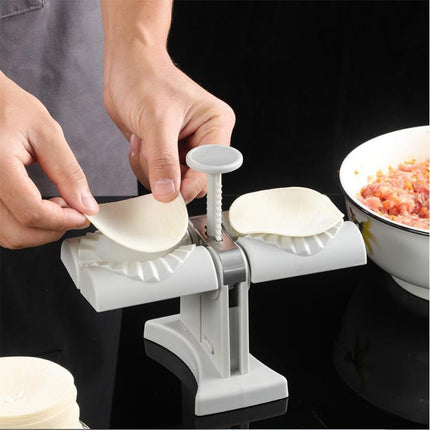 Automatic Dumpling Mould Machine Double Head Press Dumpling Press Dumpling Maker - Aimall