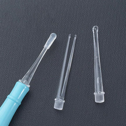 AU Tonsil Stone Remover Tool Stainless Steel Earwax Remover LED Light Earpick - Aimall