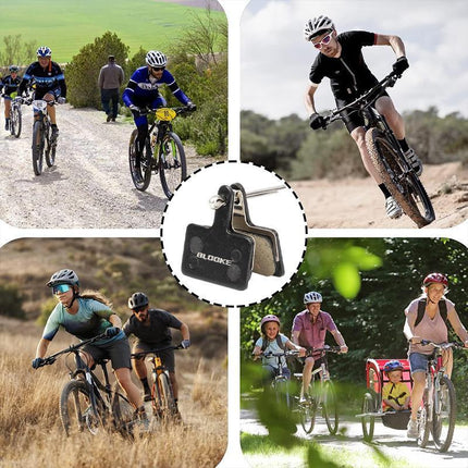 4 pairs Mountain Bike Bicycle Disc Brake Pads For Shimano Mechanical/Hydraulic - Aimall